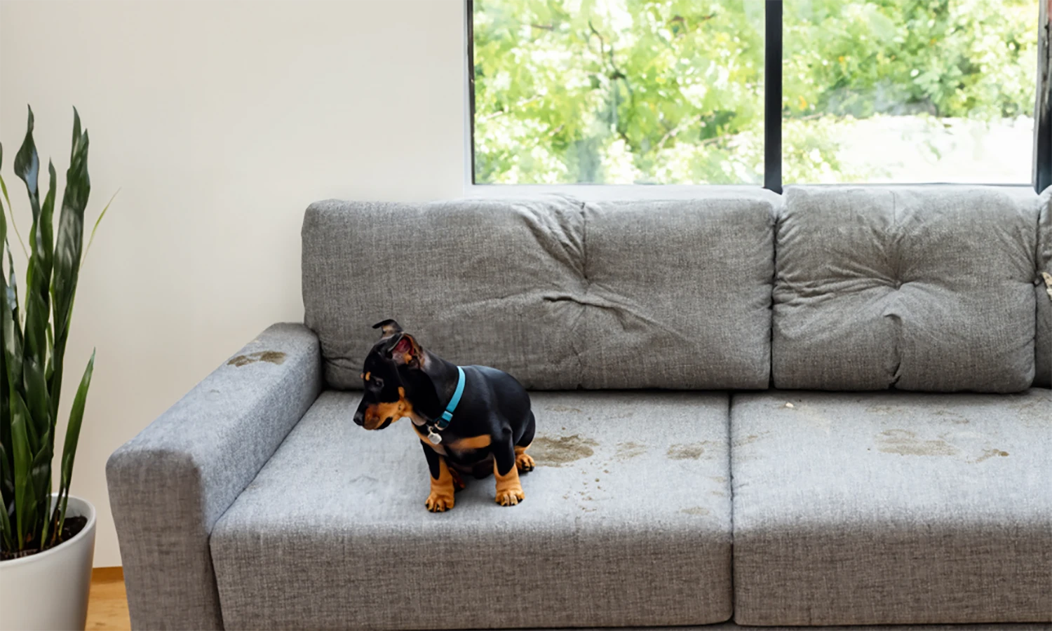 hoe een stoffen zetel reinigen