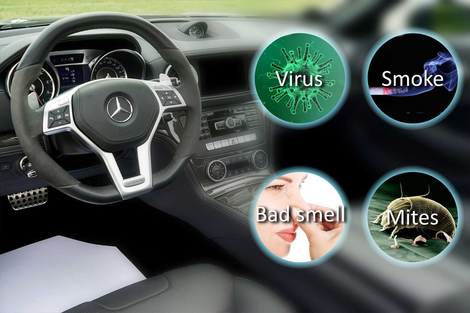 Nare geuren verwijderen uit je auto in Antwerpen